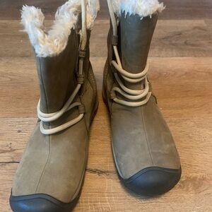 Keen Youth Brown Winter Boots